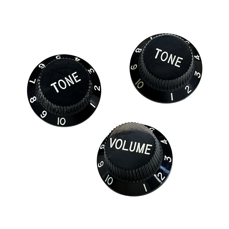 Strat® Replacement Knobs - Black Strat® Replacement Knobs - Black