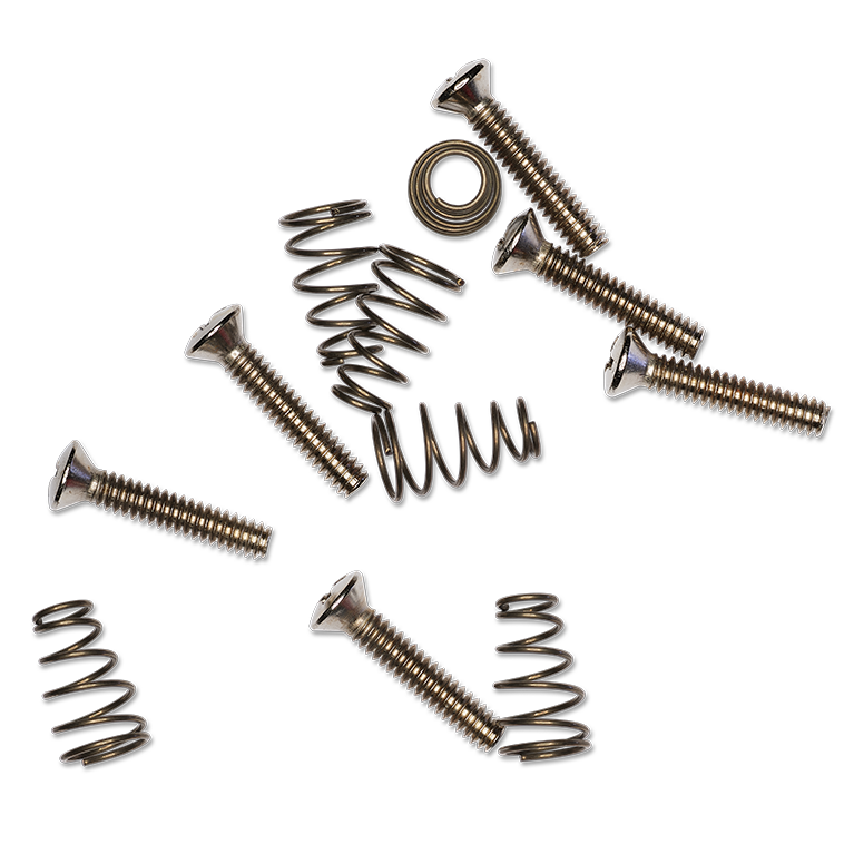 Vintage-Style Single-coil Mounting Hardware Kit - Chrome Vintage-Style Single-coil Mounting Hardware Kit - Chrome
