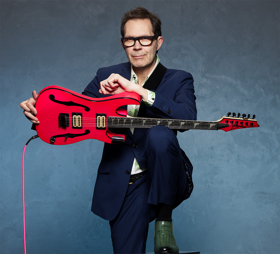 Paul Gilbert in 2025. Photo by Larry DiMarzio