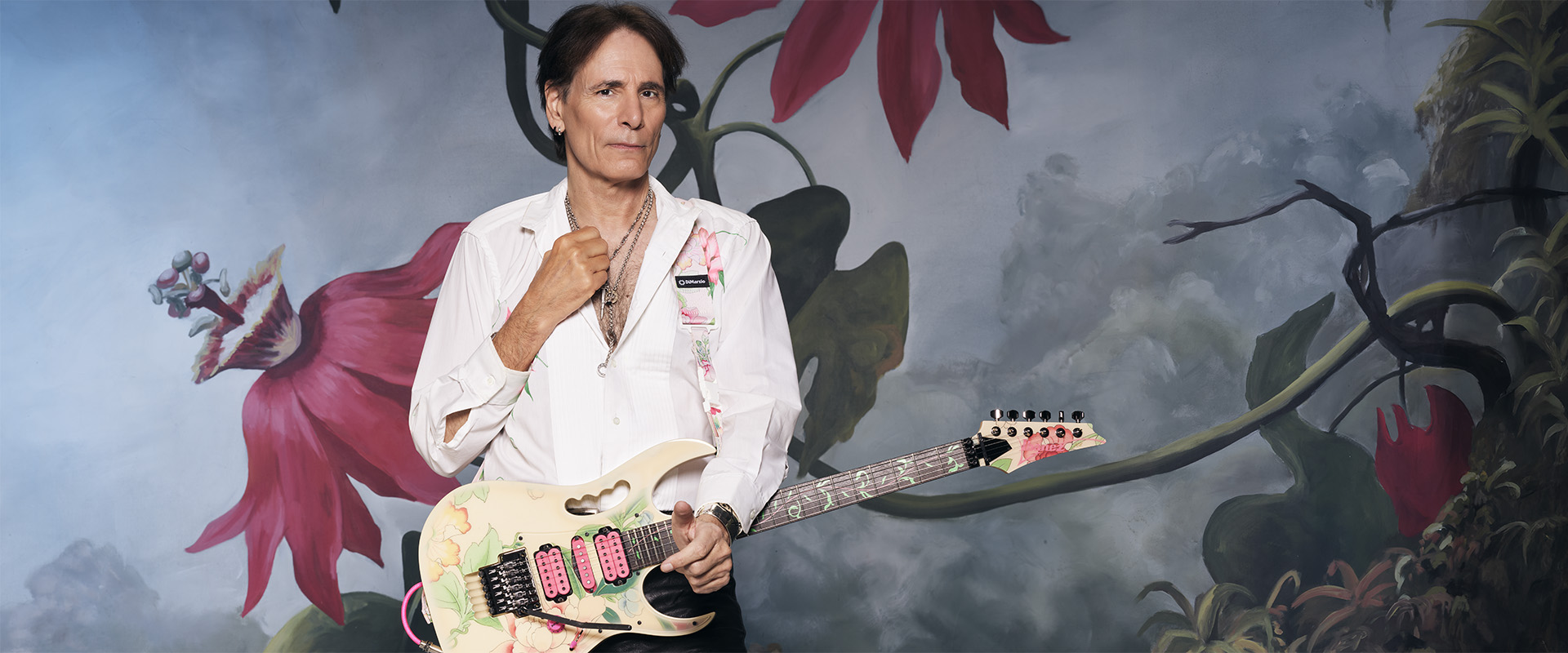 Steve Vai, photographed by Larry DiMarzio