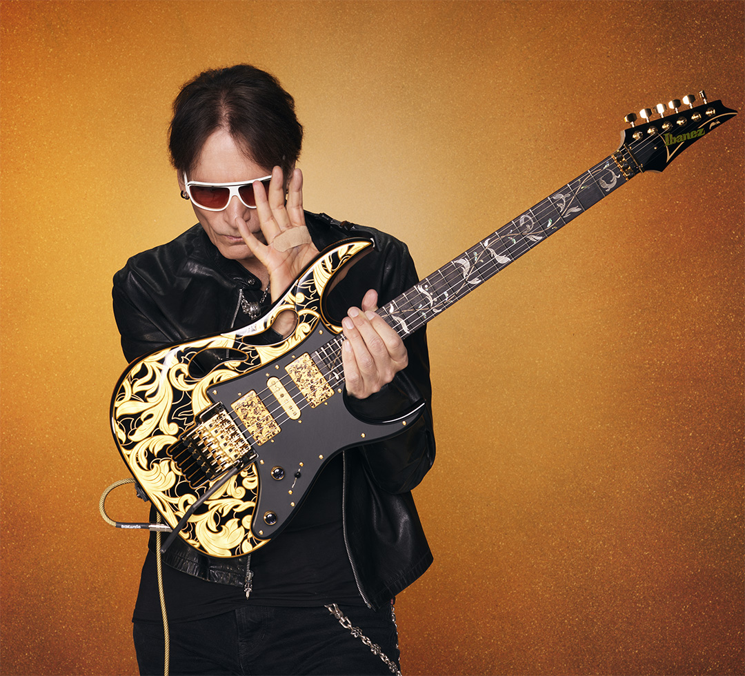 Steve Vai, photographed by Larry DiMarzio