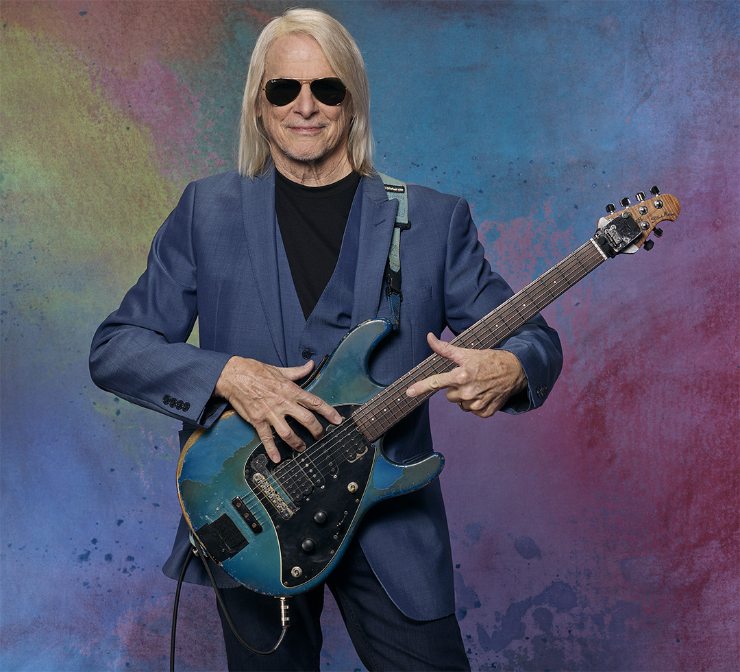 Neck, Bridge, and everything in between: Steve Morse plays DiMarzio pickups