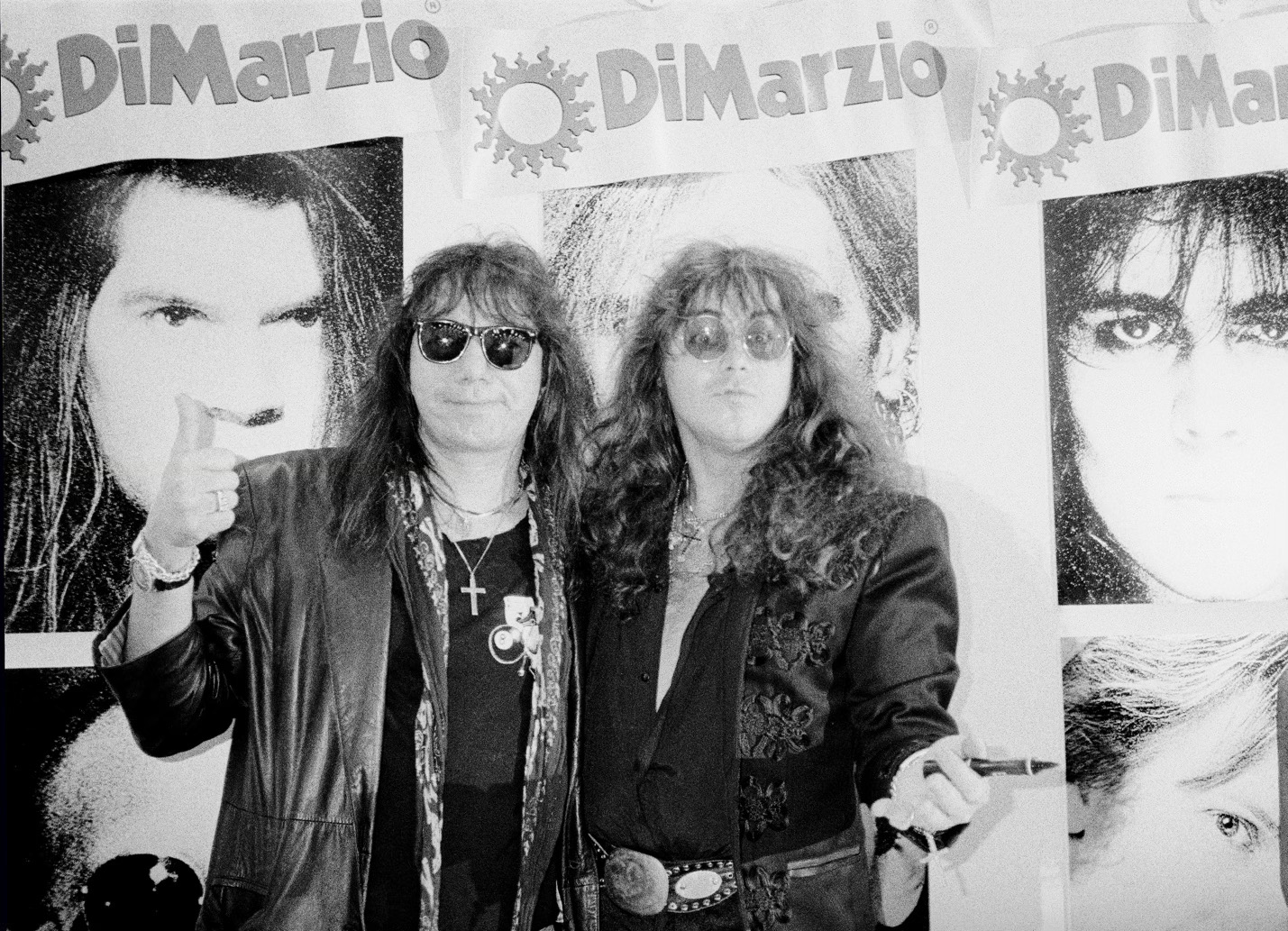 Ace with Yngwie, Tokyo 1993 Photo by Larry DiMarzio
