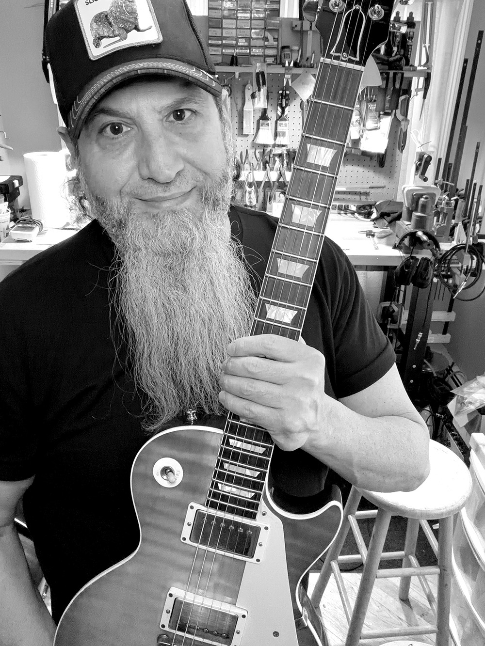 Rocco Monterosso with Ace's favorite signature Les Paul with a Tone Zone in the bridge