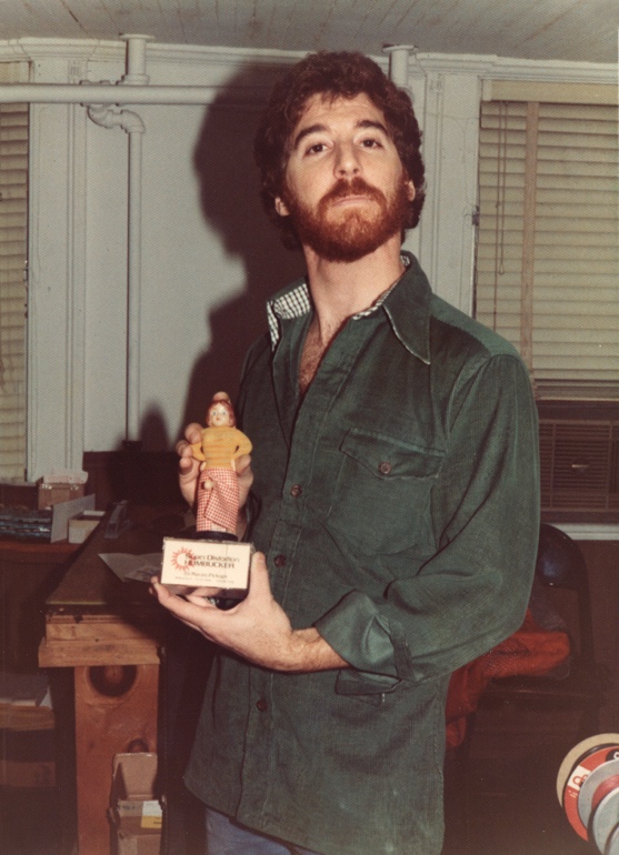 Me in the basement shop at 88 Brewster St.