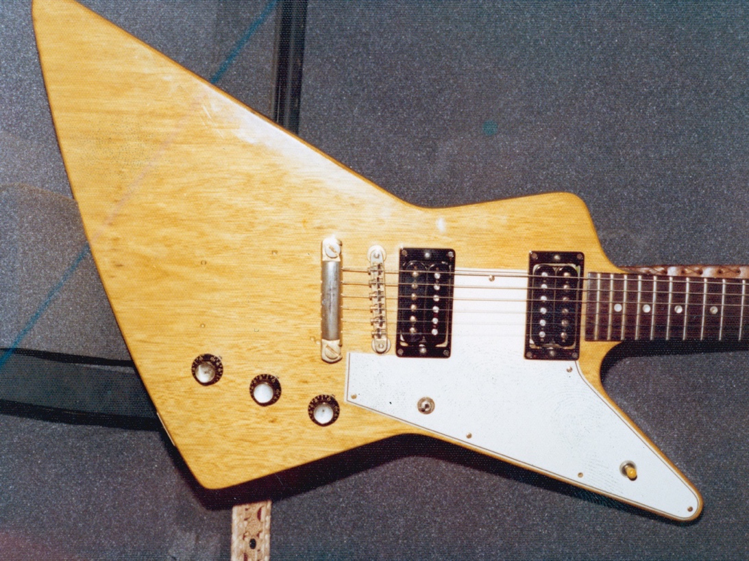 Rick’s original Gibson Explorer.