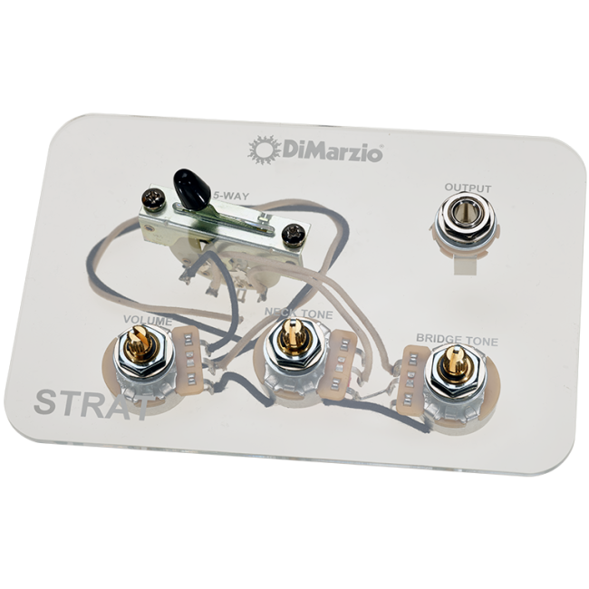 Strat® Wiring Harness with 5-Way Switch and 250k Pots