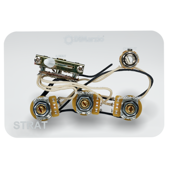 HSS Strat® Pre-Wired with Five-Way Super Switch and 500K Pots