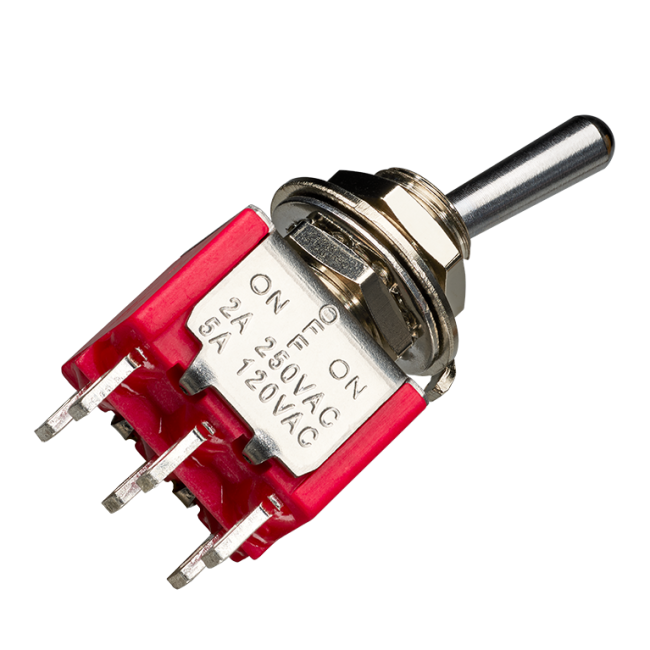 DPDT Mini Switch - 3 Position (On/Off/On)