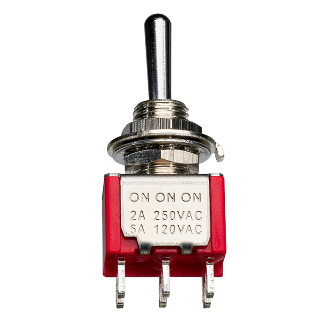DPDT Mini Switch - 3 Position (On/On/On)