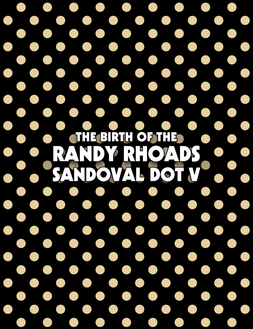 The Birth Of The Randy Rhoads Sandoval Dot V Guitar