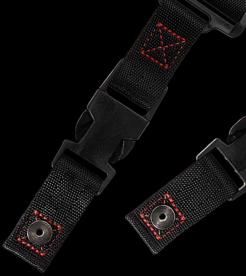 Cliplock® John Petrucci Signature Model - Red Stitch