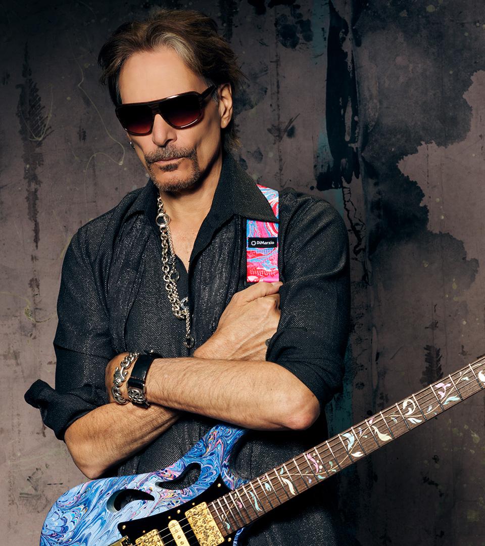Steve Vai uses Cliplock® Universe Blue Cherry 