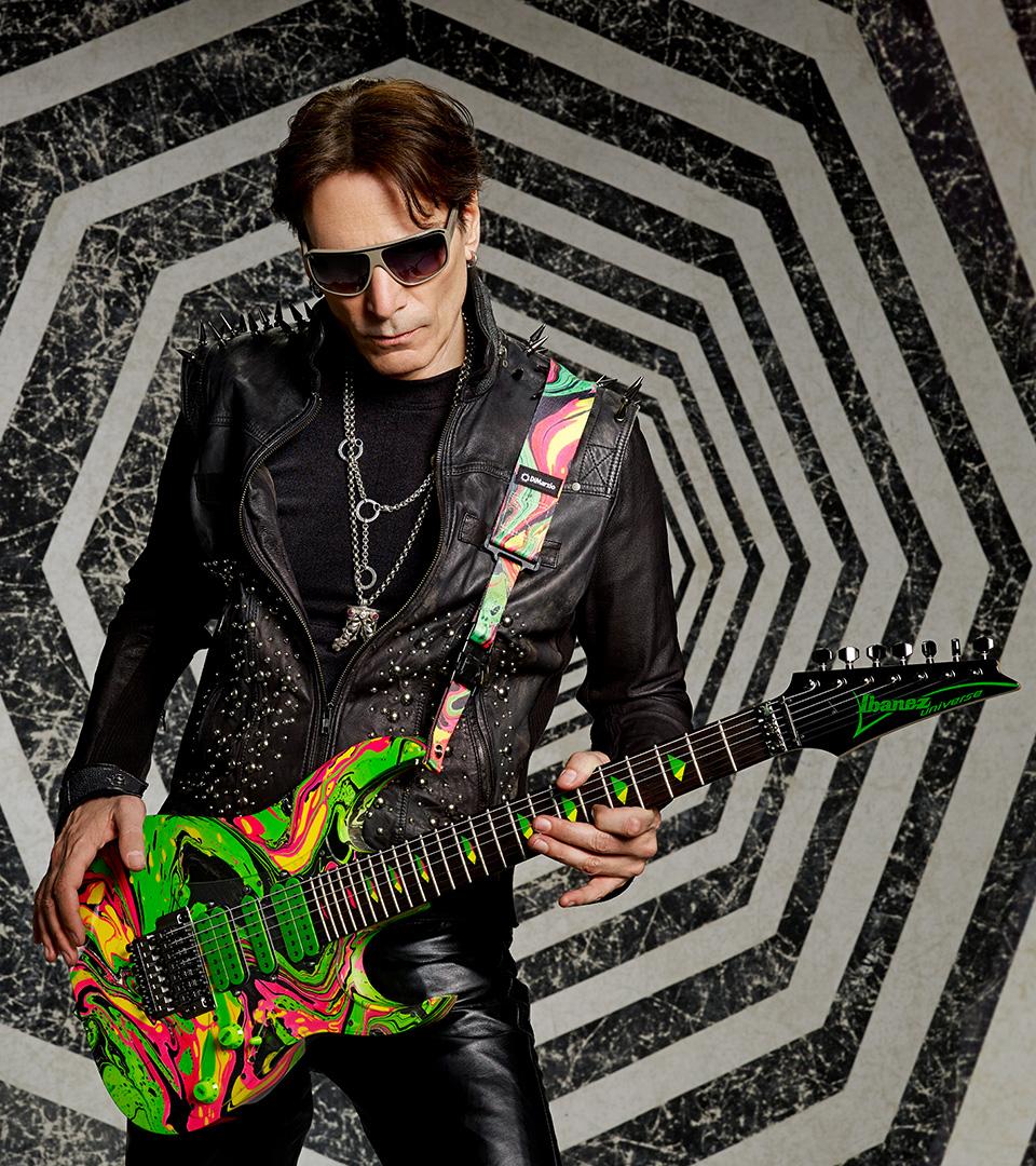 Steve Vai and the DiMarzio Green Universe Cliplock®