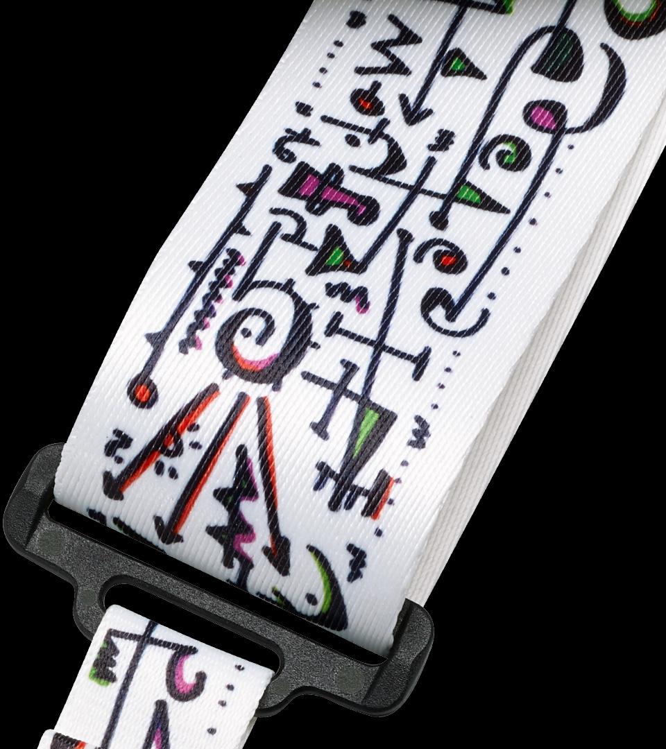 Steve Vai Cliplock® Art Strap White