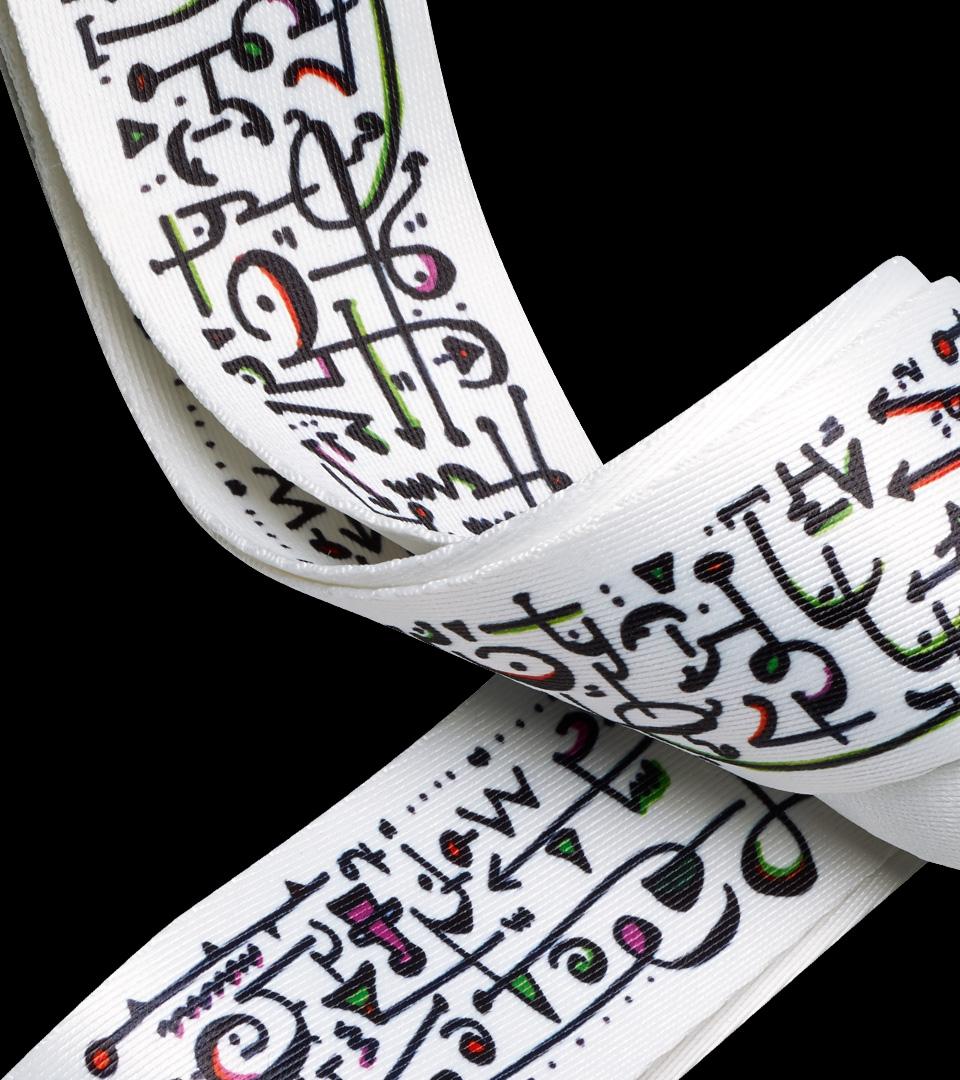 Steve Vai Cliplock® Art Strap White