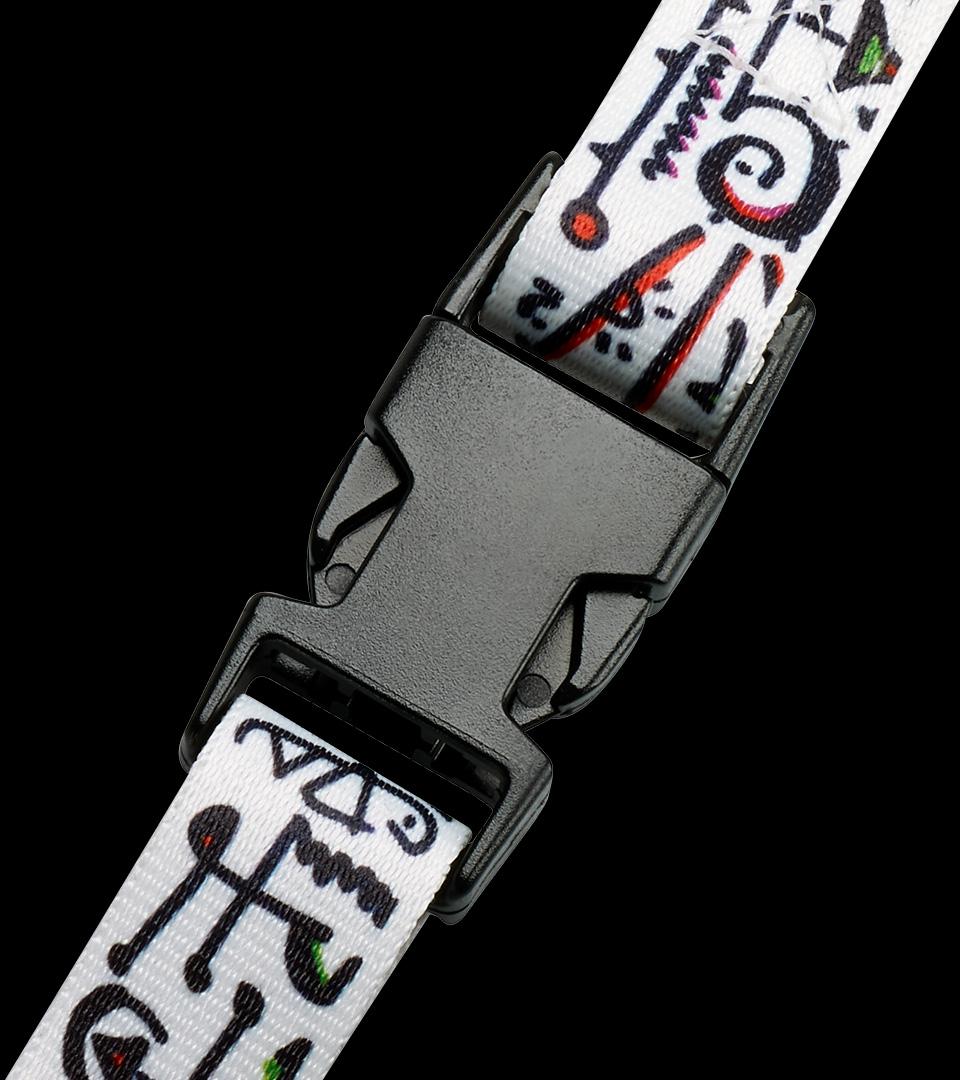 Steve Vai Cliplock® Art Strap White