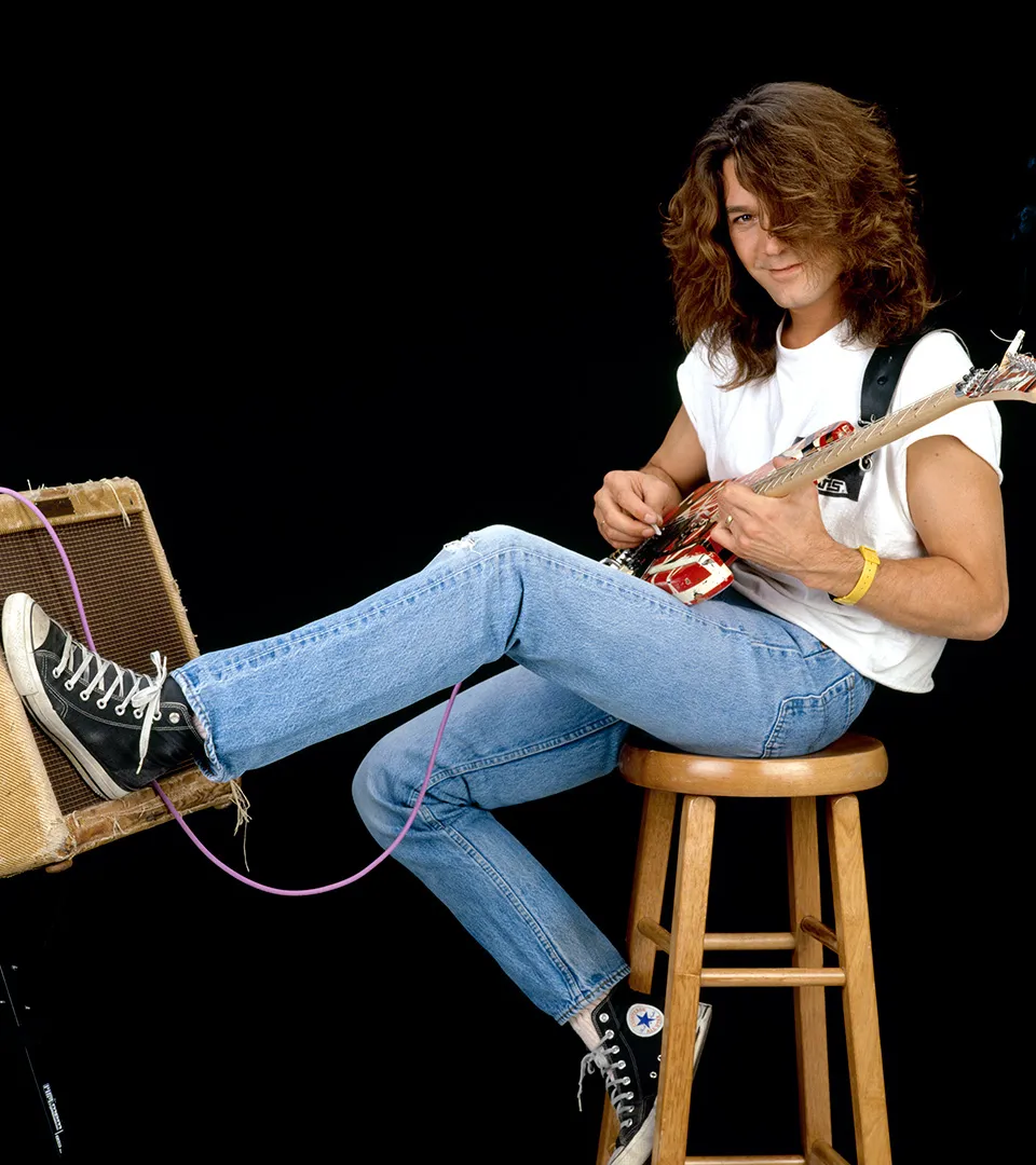 Edward Van Halen from Guitar Wizards by Larry DiMarzio