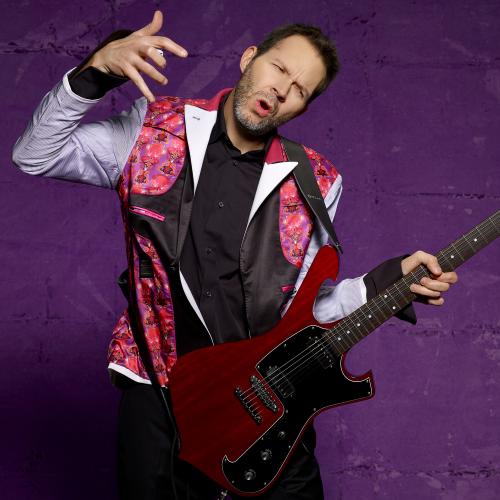Paul Gilbert photo by Larry DiMarzio