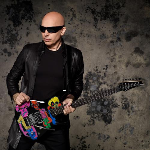 Joe Satriani photo by Larry DiMarzio