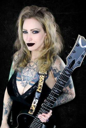 Sagan Amery plays DiMarzio Pickups and Straps