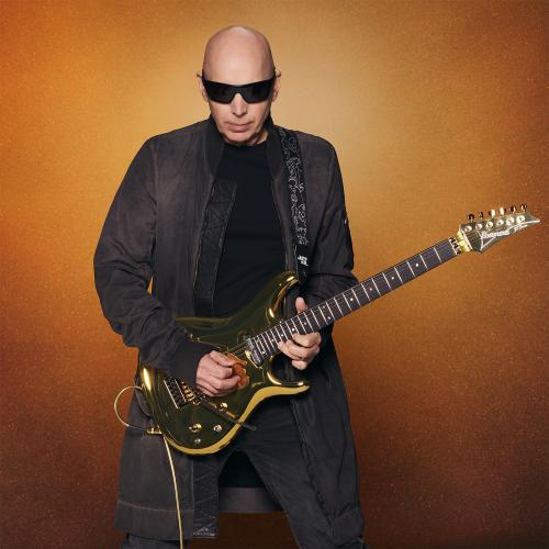 Joe Satriani, photographed by Larry DiMarzio