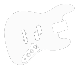 PJ Bass-style Wiring Diagrams